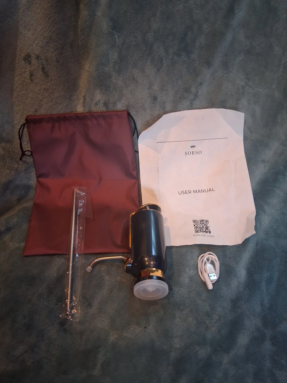 Sorso Wine Aerator, Preserver & Dispenser